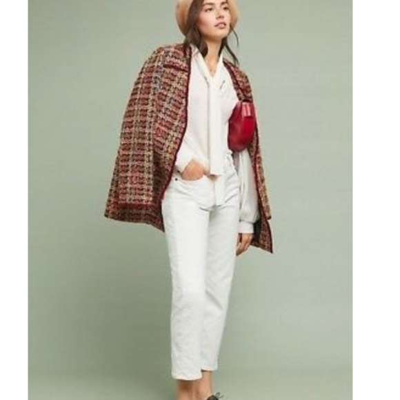 Ett:twa by Anthropology Harlequin Tweed blazer - Picture 3 of 8